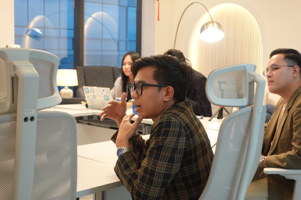 Jayson participating in Event of Yspaces